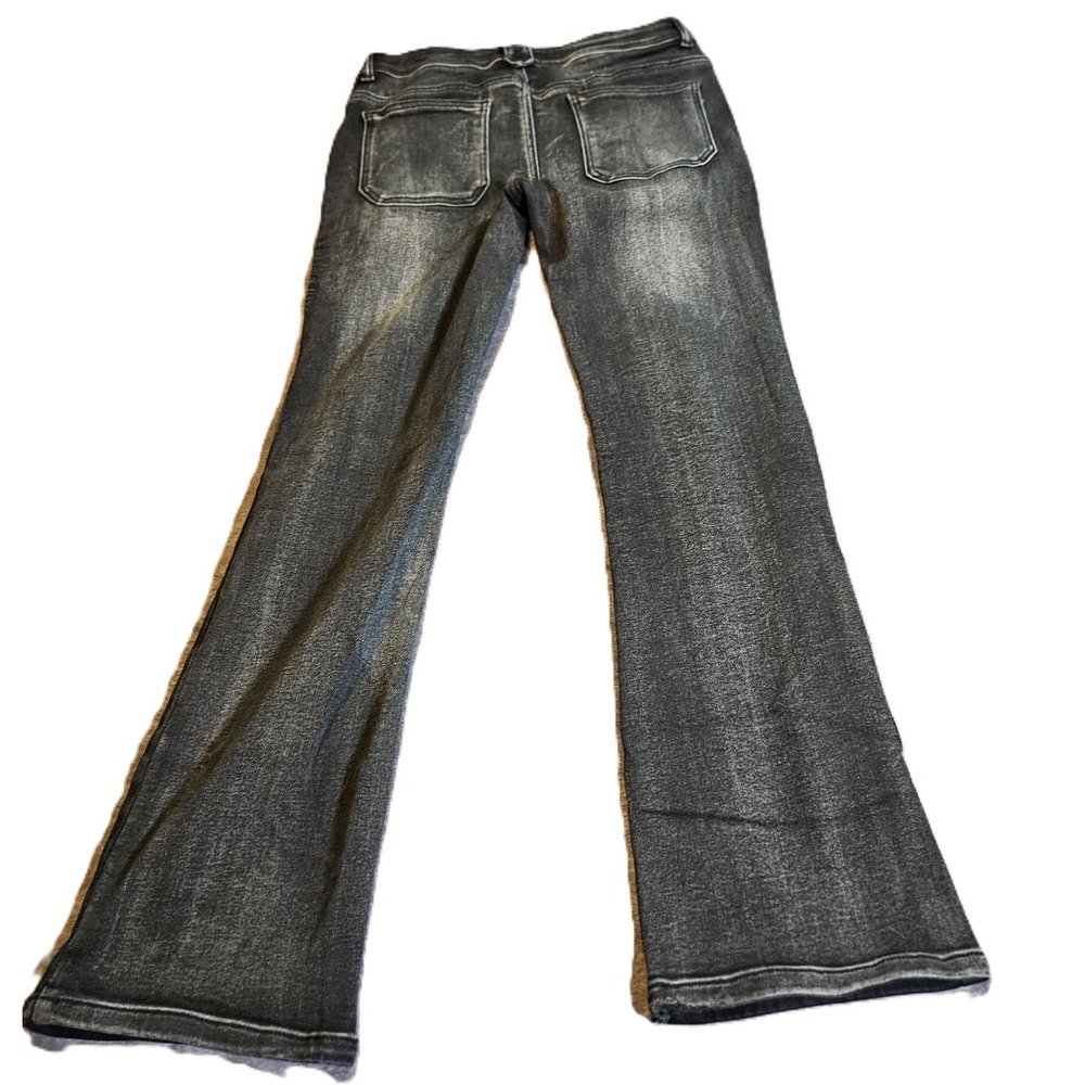 Disclosure Womens SZ 9/29 Black DistressWide Leg Jeans Casual,Hippie,Goth,Grunge